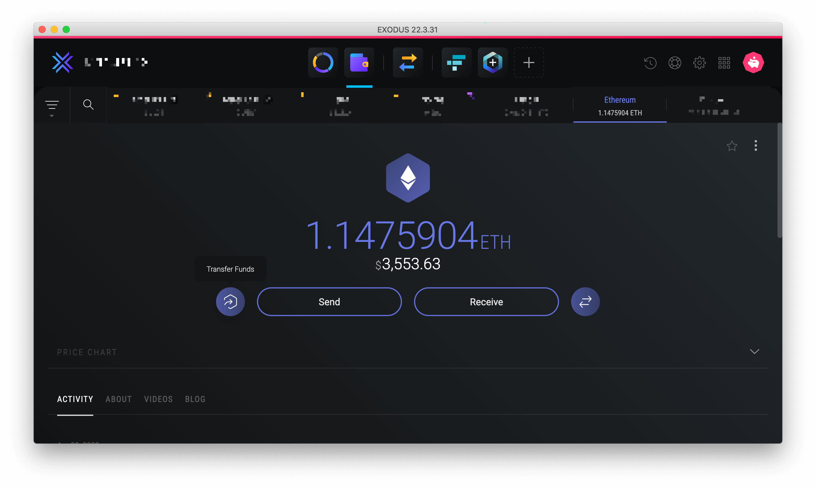 Exodus wallet multi-chain asset support