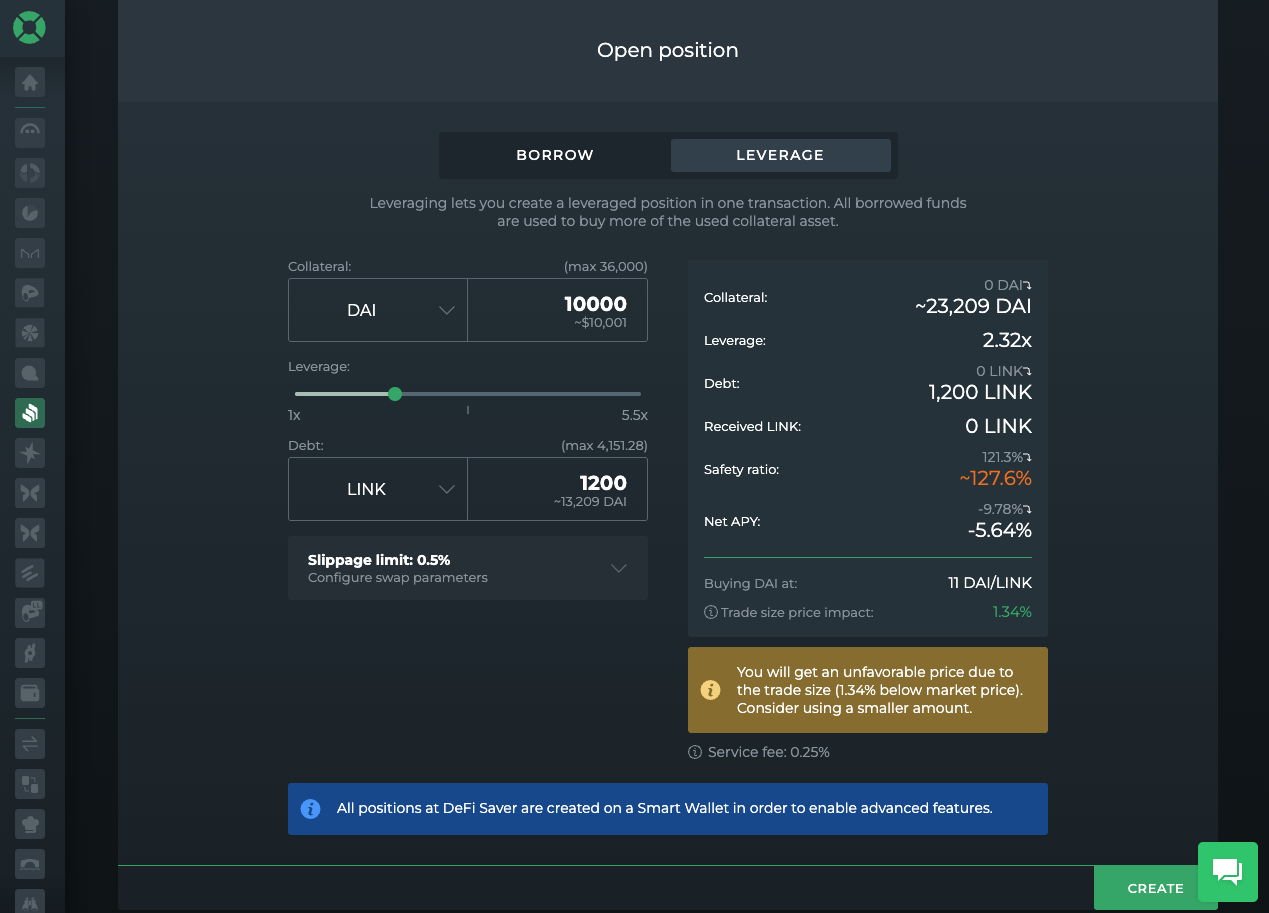 automated gas fee management DeFi wallet