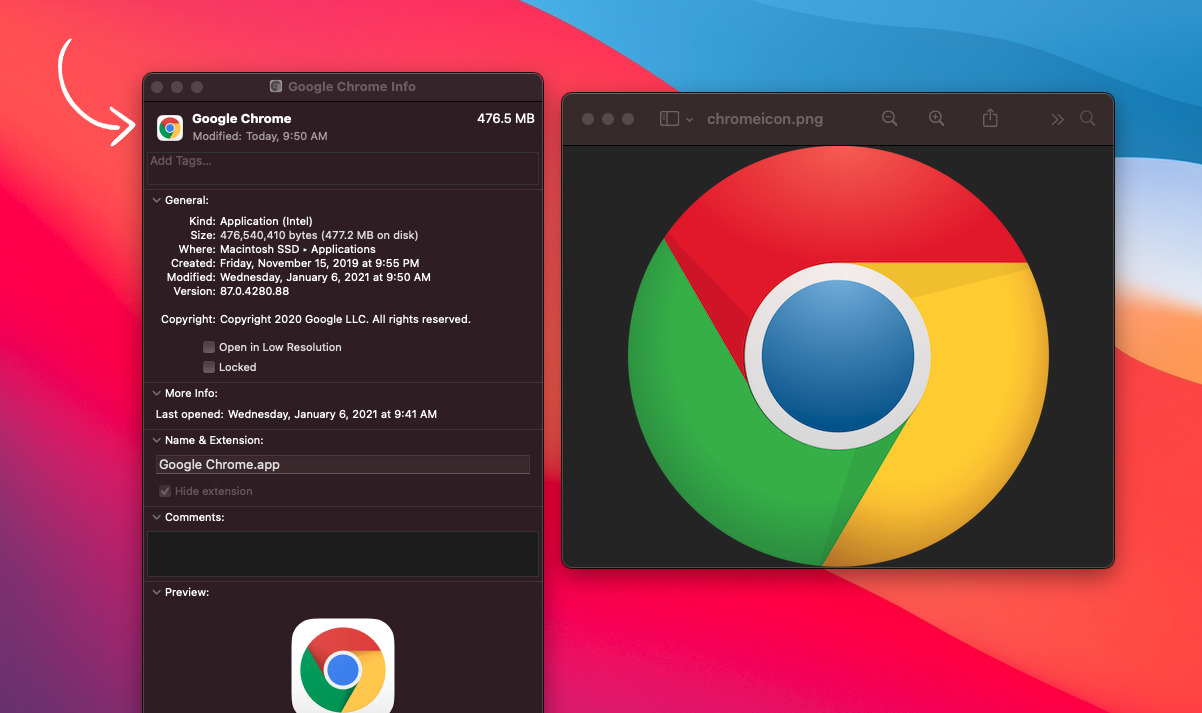one-click swap icon