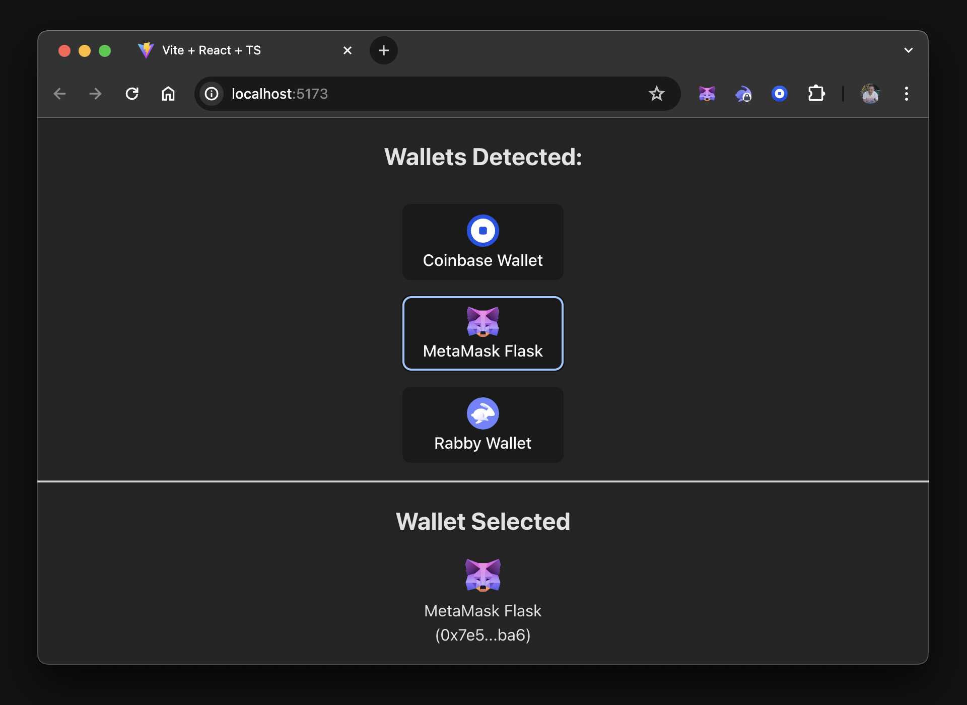 MetaMask onboarding tutorial interface