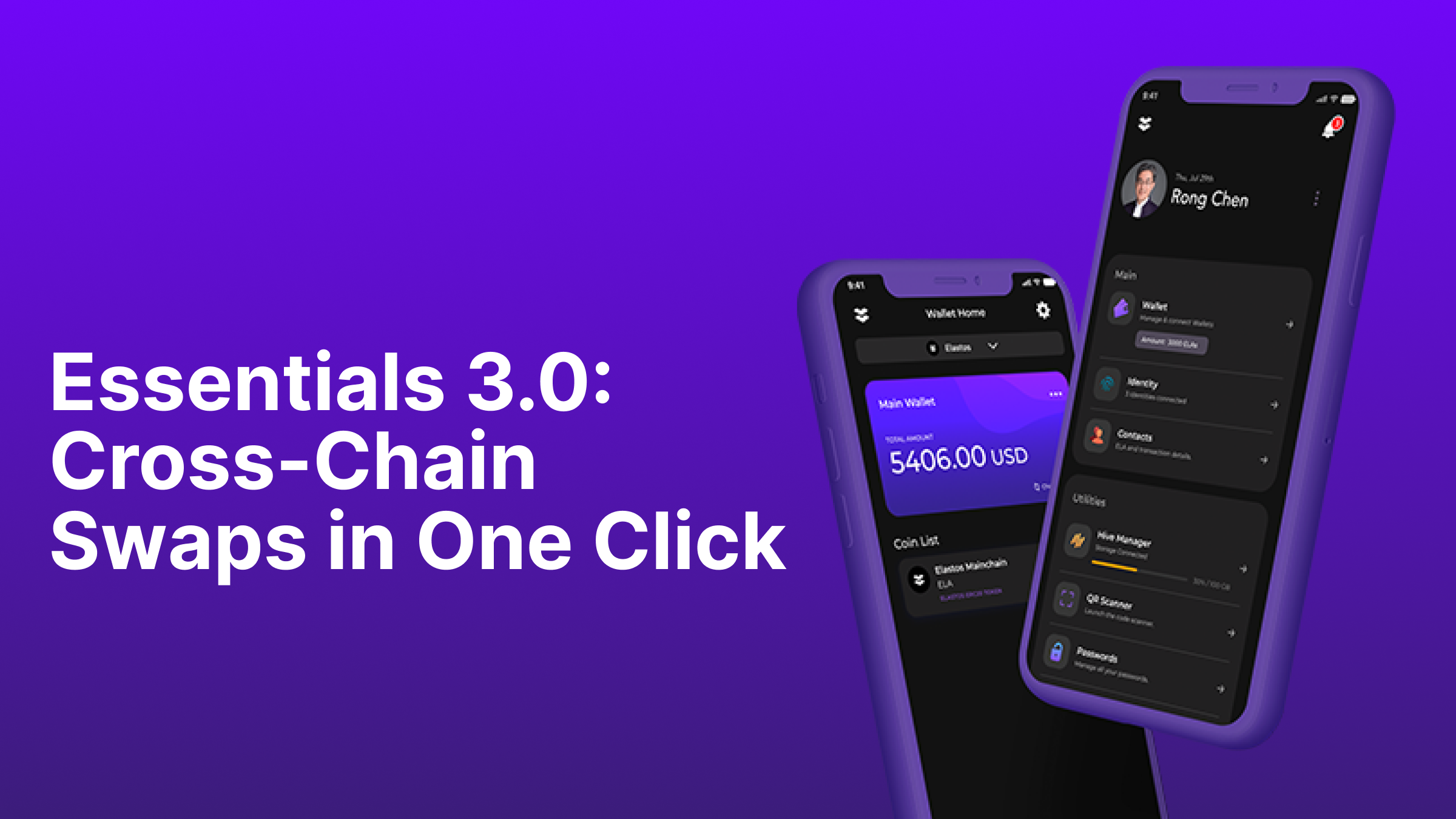 one-click cross-chain swap DeFi wallet