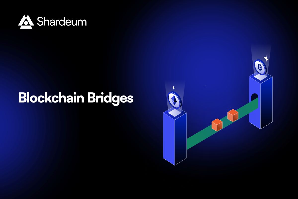 Illustration of seamless asset transfer between multiple blockchains with invisible bridges, representing unified cross-chain UX in crypto 2025.