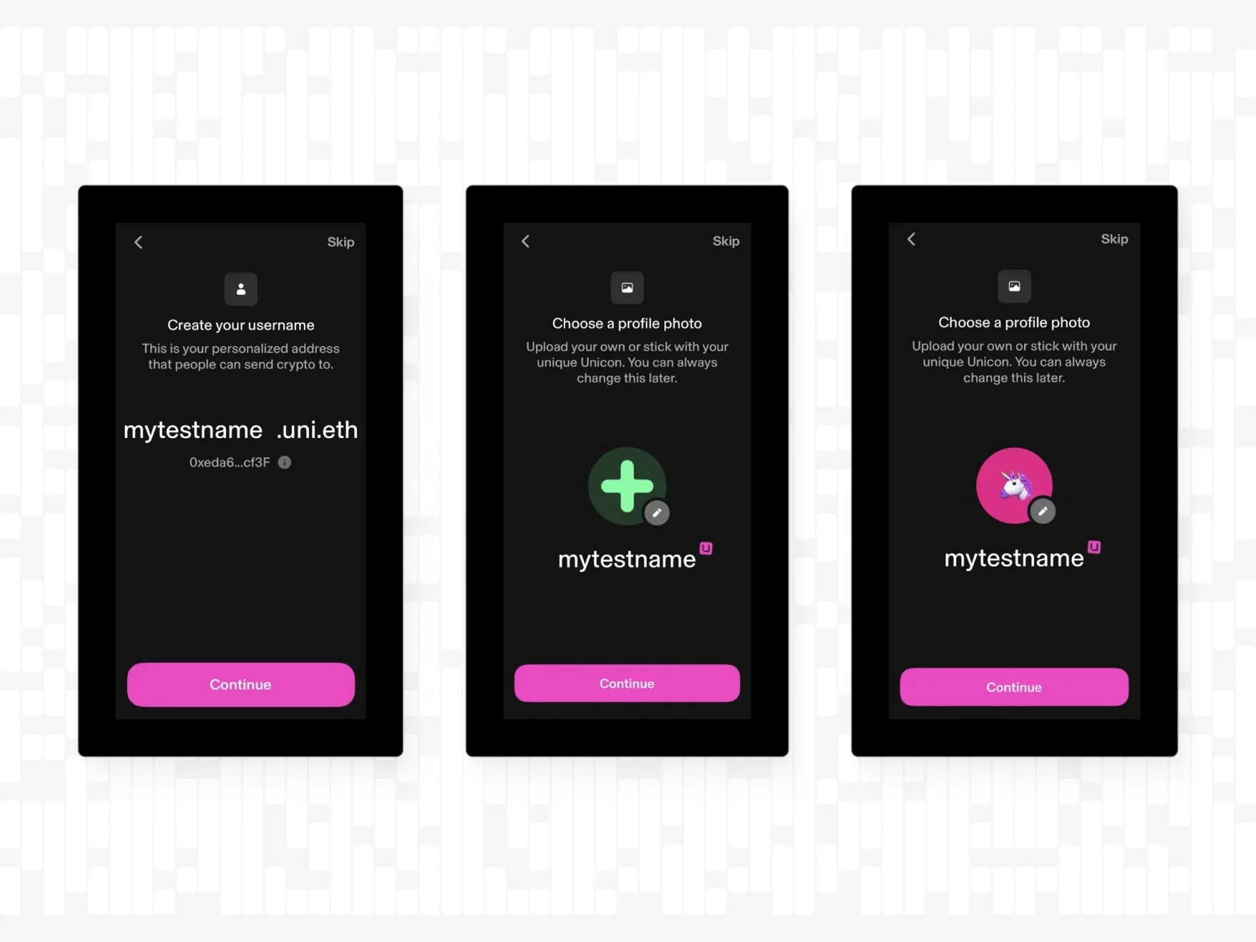 Uniswap onboarding tooltip cross-chain